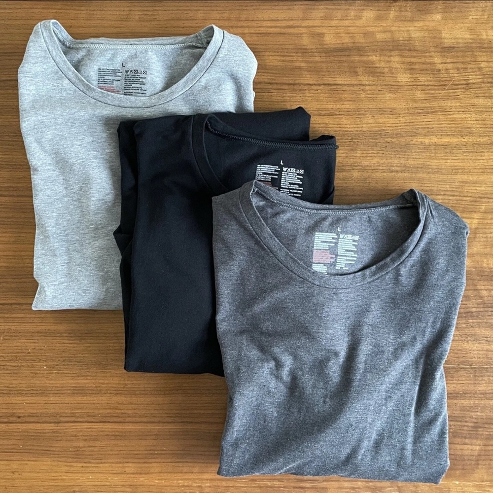 Muji long sleeve t shirt bundle
